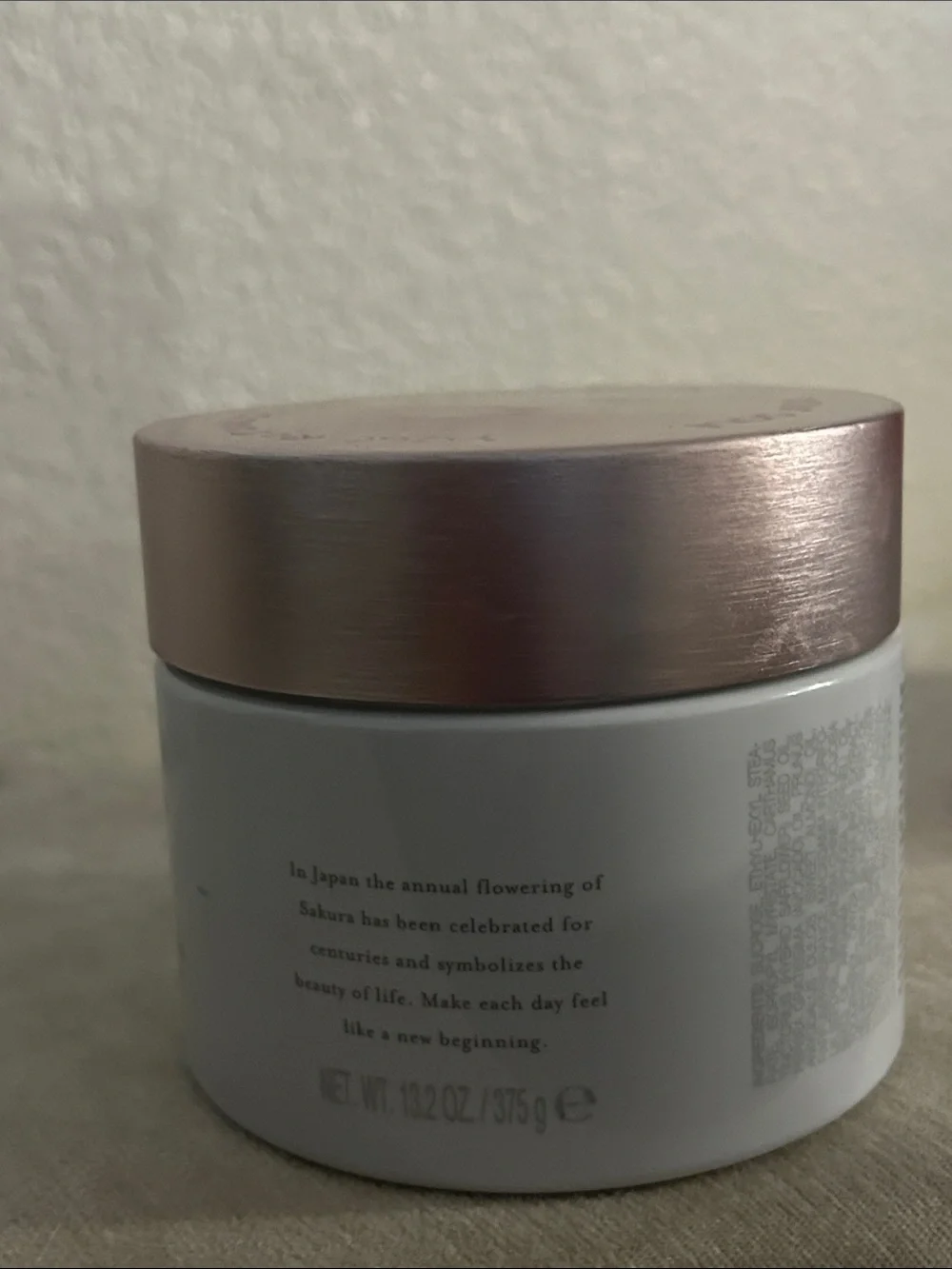 Ritual of Sakura Celebrate Each Day Body Scrub jumbo 13.2 oz rice/cherry blossom